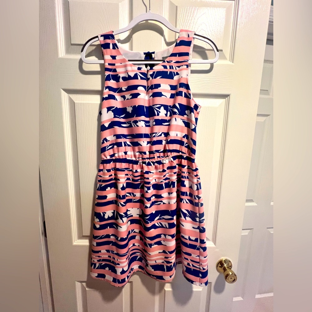 Market and Spruce Pink and Blue Tank Dress Size Small